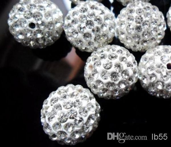 14mm 50pcs/lot white micro pave disco ball crystal crystal beads.jewerly making bead lotbracelet bracelet diy
14mm 50pcs/lot white micro pave disco ball crystal crystal beads.jewerly making bead lotbracelet bracelet diy