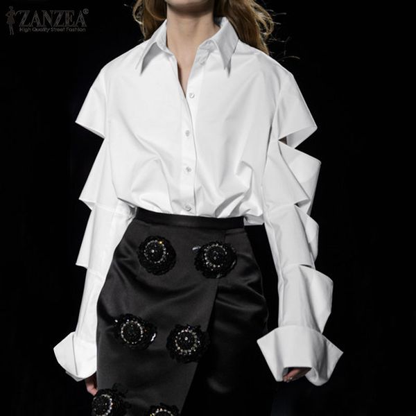 women's hollow blouse zanzea fashion summer shirts casual long sleeve blusas female lapel tunic female button plus size 5xl, White
women's hollow blouse zanzea fashion summer shirts casual long sleeve blusas female lapel tunic female button plus size 5xl, White