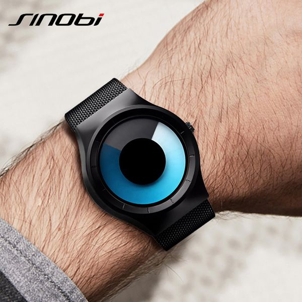 sinobi brand creative sports quartz watch men stainless steel strap mens watches 2019 fashion rotation clock relogio masculino, Slivery;brown
sinobi brand creative sports quartz watch men stainless steel strap mens watches 2019 fashion rotation clock relogio masculino, Slivery;brown