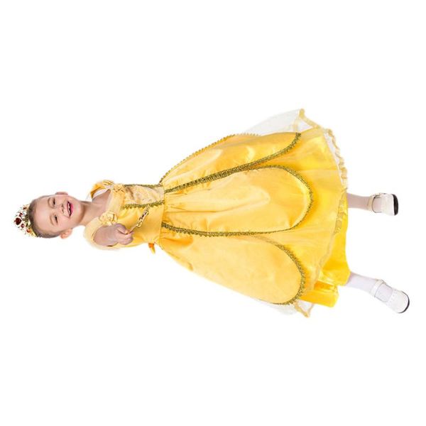 girls princess dress girls cosplay costume stage performance clothes girl apparel yellow size 110cm, Red;yellow
girls princess dress girls cosplay costume stage performance clothes girl apparel yellow size 110cm, Red;yellow