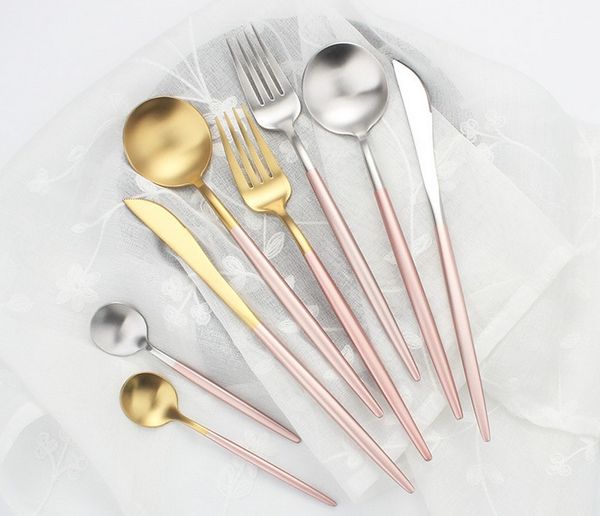 4 pcs ss304 portuguese dinnerware stainless steel knife fork spoon cutlery kitchen food tableware flatware set
4 pcs ss304 portuguese dinnerware stainless steel knife fork spoon cutlery kitchen food tableware flatware set