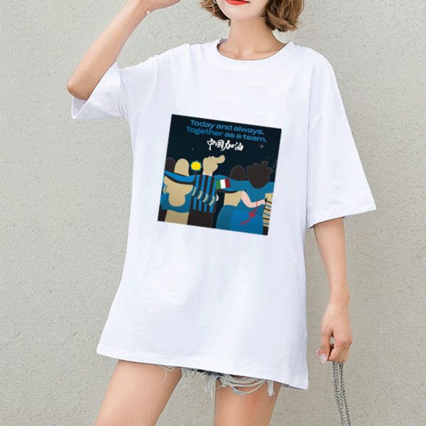 womens designer t-shirt girl funny fashion trend printing students style 2020 summer new style selling luxry t-shirt sell, White
womens designer t-shirt girl funny fashion trend printing students style 2020 summer new style selling luxry t-shirt sell, White