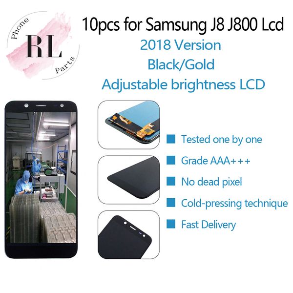 10pcs for samsung galaxy j8 2018 j800 lcd display + touch screen screen adjust brightness pancel sm-j800 j800m replacement
10pcs for samsung galaxy j8 2018 j800 lcd display + touch screen screen adjust brightness pancel sm-j800 j800m replacement