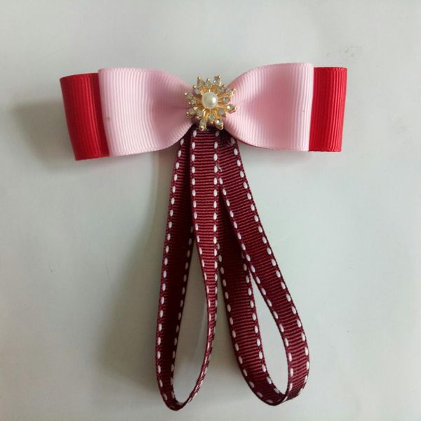 1pcs t fashion fabric bow brooches for women neck tie pins party wedding large ribbon brooch jewelry clothing accessories gifts, Gray
1pcs t fashion fabric bow brooches for women neck tie pins party wedding large ribbon brooch jewelry clothing accessories gifts, Gray