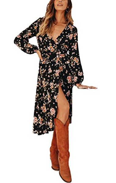blooming jelly womens flora wrap midi dress long sleeve v neck asymmetrical slit belted casual fall dress, Black;gray
blooming jelly womens flora wrap midi dress long sleeve v neck asymmetrical slit belted casual fall dress, Black;gray