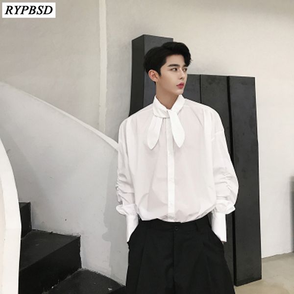 autumn 2019 new korean fashion shirt party men long-sleeved white black single breasted business casual shirts 2 colors
autumn 2019 new korean fashion shirt party men long-sleeved white black single breasted business casual shirts 2 colors