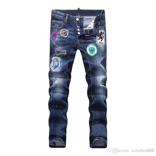 2020 new mens designer jeans style men jeans holes mens casual leisure denim long pants men ripped jeans luxury fashion men pants, Blue
2020 new mens designer jeans style men jeans holes mens casual leisure denim long pants men ripped jeans luxury fashion men pants, Blue
