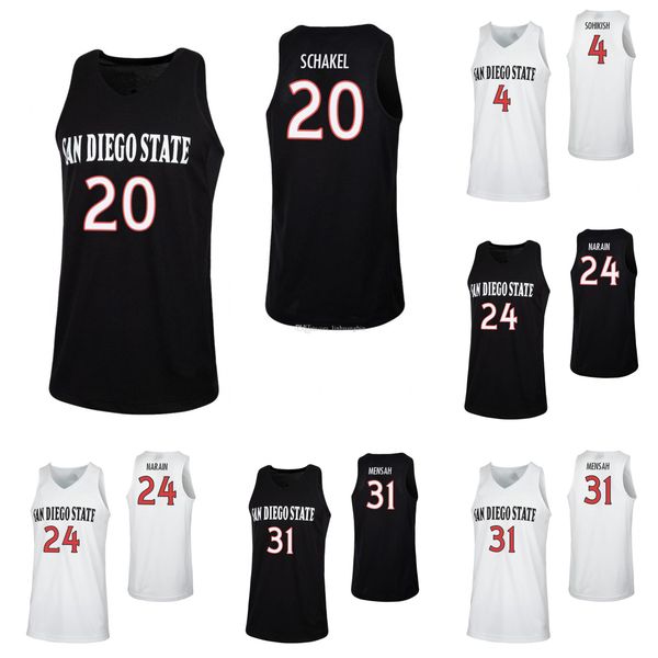 michael sohikish stitched men's san diego state aztecs schakel nolan narain nathan mensah college basketball jersey, Black
michael sohikish stitched men's san diego state aztecs schakel nolan narain nathan mensah college basketball jersey, Black