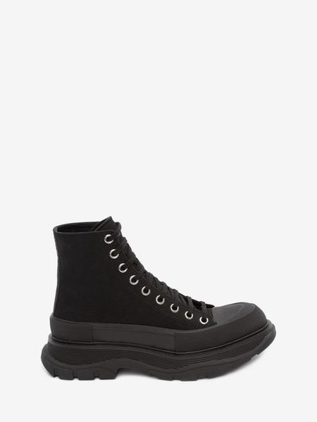 official quality tread slick boots new alexander black canvas tpu lace-up boots oversized rubber tread sole mcqueens round toe shoes
official quality tread slick boots new alexander black canvas tpu lace-up boots oversized rubber tread sole mcqueens round toe shoes