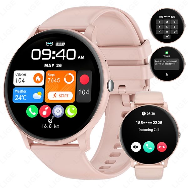 Cross-Border Smartwatch With Bluetooth Calling, Music, Heart Rate Monitoring, Health Detection, And Sports Functions