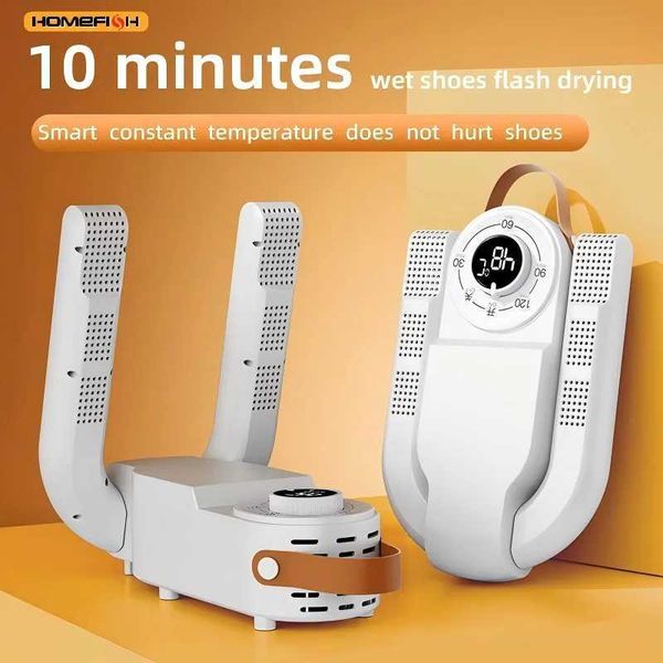 Intelligent HOMEFISH Shoe Dryer Quick Drying Deodorizing Sterilizing Adjustable Timer Household Shoe Warmer And Heater D260902PM1Y