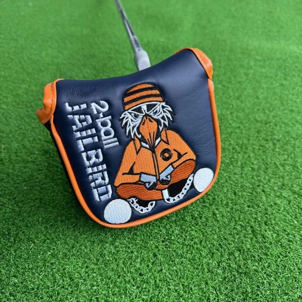 Golf Small Accessories Mallet Headcover For Ai One Jail Bird 2 Ball magnetic * hat clip golf ball markers And Mini Putter Cover PU Protect Covers Golf Acce