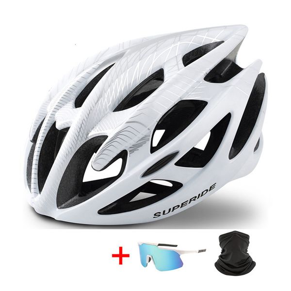SUPERIDE Ultralight Riding Cycling In-mold Road Mountain Bike Men Women MTB Bicycle Helmet 26L0916