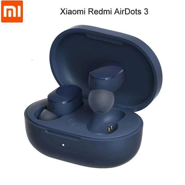 XIAOMI 2025 Original Xiaomi Redmi Airdots 3 Wireless Bluetooth 5.2 Fast Charging Earphone Stereo Bass With Mic Handsfree Mi Earbuds For Sports