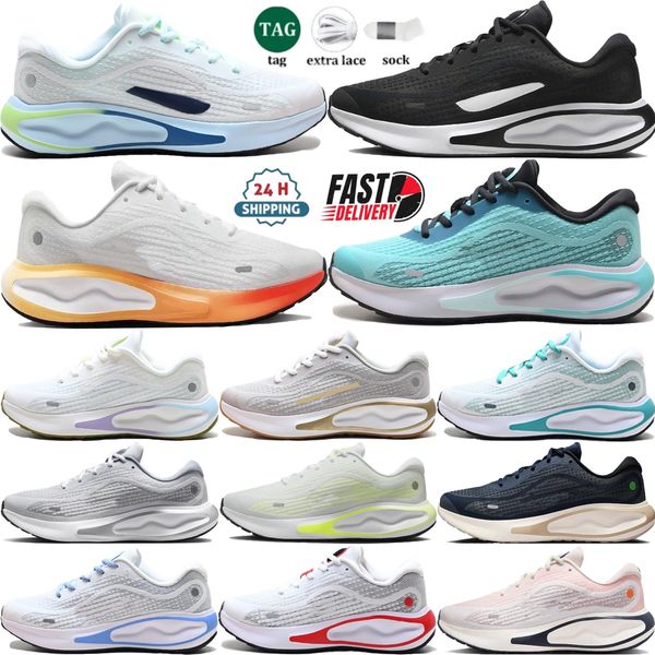 Top journey run running shoes men women designer sneakers Sunset Yellow Crimson Metallic Silver Barely Volt triple black white gray outdoors sports shoes Sizt 36-45