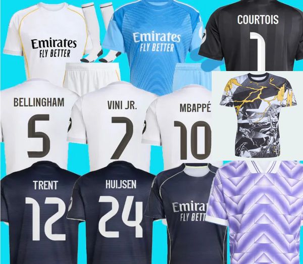 2026 MBAPPE BELLINGHAM soccer jerseys Vinicius MaDrIdS football shirt CAMAVINGA ENDRICK TRENT GONZALO RODRYGO 25 26 27 VALVERDE TCHOUAMENI men Jersey kids kit