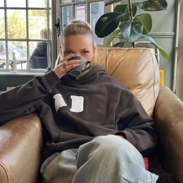 High Quality Letter Embroidered Loose Sweatshirts Brown Hooded Cotton Women Oversized Sweater Fashion Hoodies Pullover Jumpers, Black embroidered 01
High Quality Letter Embroidered Loose Sweatshirts Brown Hooded Cotton Women Oversized Sweater Fashion Hoodies Pullover Jumpers, Black embroidered 01