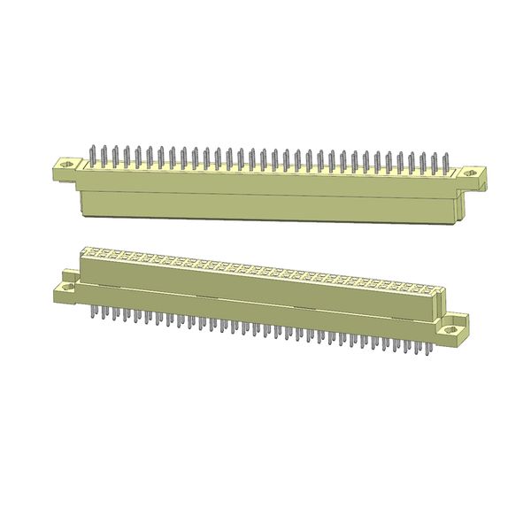50 pcs 64 pins 2 rows DIN41612 connector vertical female socket 2A