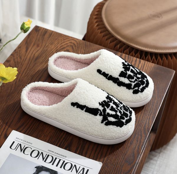 W18 Cute Skeletal Patterned House Slip-ons Cozy Socks — compare prices at CompareOffers