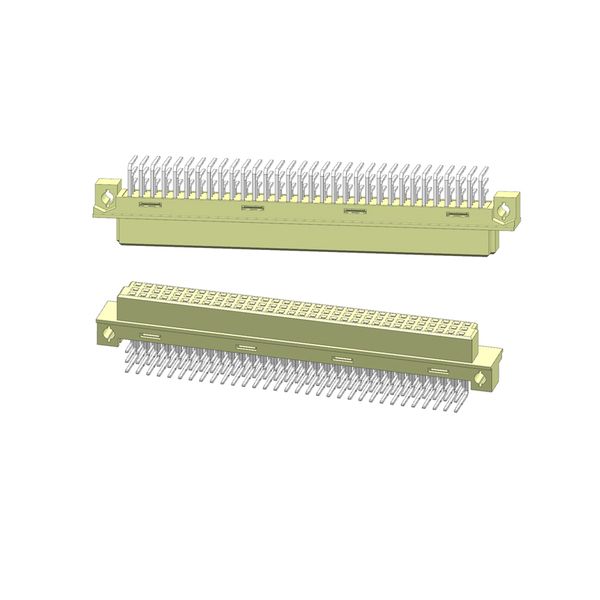 50 pcs 96 pins 3 rows DIN41612 connector bending female socket 2A