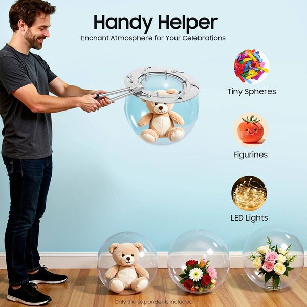 Circular Stainless Steel Expansion Pliers DIY Balloon Filling Machine For Wedding Party Bithday Gift Home Decoration