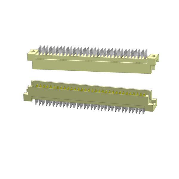 50 pcs 96 pins 3 rows DIN41612 connector vertical male plug 2A