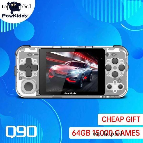SHINECON Q90 Console 3 Inch Retro Handheld Video Games Rechargeable Battery Portable Style Hand Held Game Consoles
