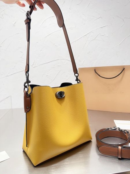 Litchi Pattern Shoulder Bags Handheld Bucket Bags Cross — compare prices at CompareOffers