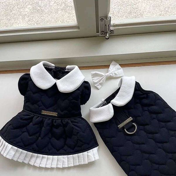 Fashion Christmas Dress Pet Autumn and Winter Plush Red Checkered Woolen Coat Dog for Small Dogs Puppy Clothes XJ260108