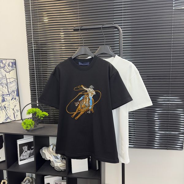 Men's Graphic T-Shirt Painted Design Short Sleeve