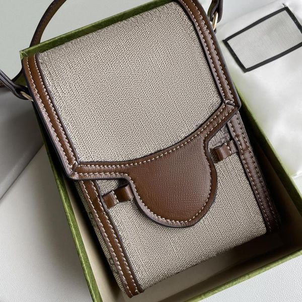High Quality Crossbody Bag Horsebit Purse Canvas Designer P…