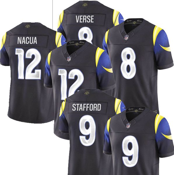 Custom Football Jerseys Embroidered Rugby 12 Nacua 9 Stafford 8 Verse 17 Adams 10 KUPP 99 DONALD -7XL, Blue
Custom Football Jerseys Embroidered Rugby 12 Nacua 9 Stafford 8 Verse 17 Adams 10 KUPP 99 DONALD -7XL, Blue