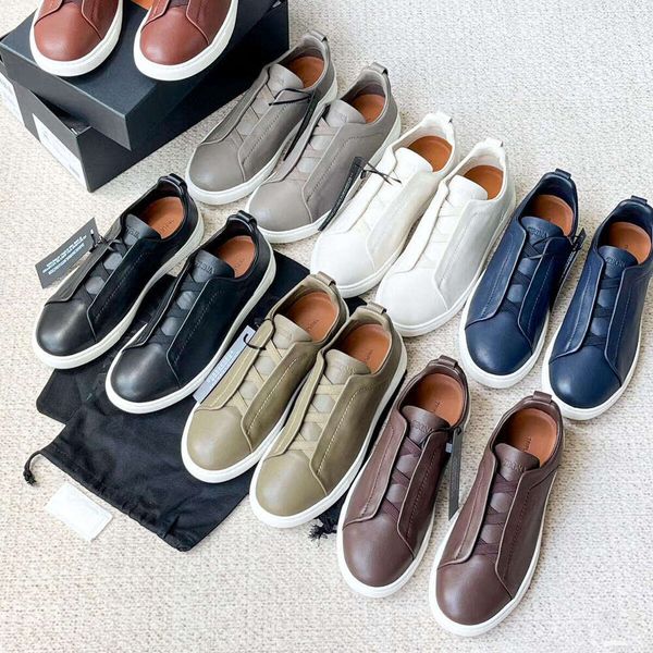 Designer Run Sneakers - Suede Leather Casual Shoe