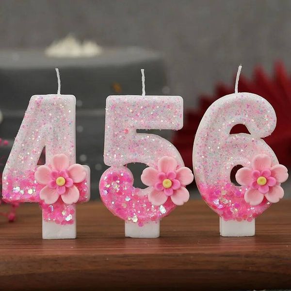Luxury Designer Creative Digital Valentine's Day Cake Decoration Daily Necessities Birthday Candle Ddmythur B2