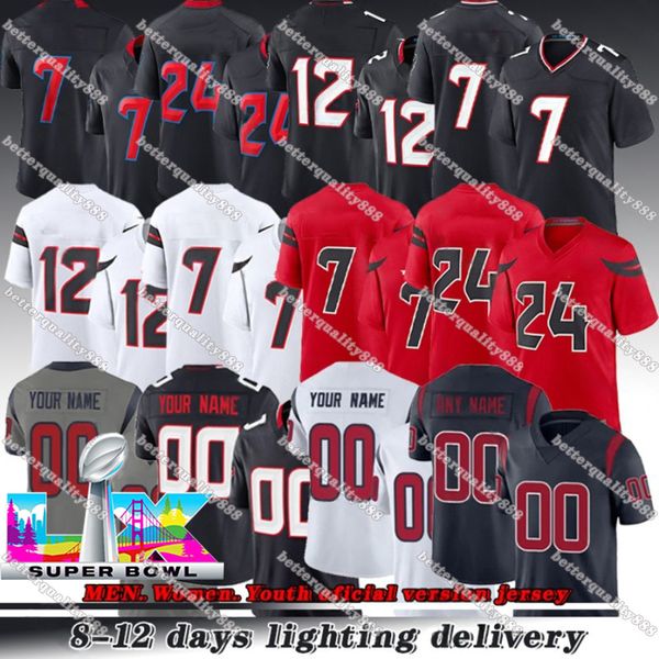 Houstons TexansS Football jerseys Higgins Ersery CJ Stroud TexansJersey Diggs Will Anderson JR Noel Marks Collins Jersey Tank Dell Schultz Pierce football jersey