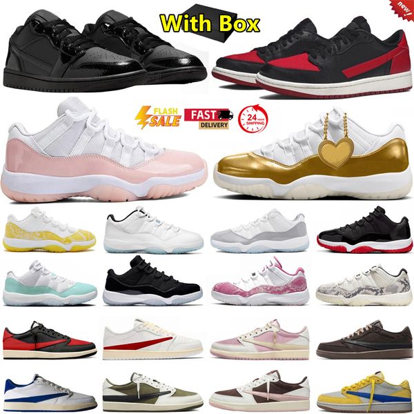 2026 with box 11 1 low mens basketball shoes 11s Bred Pink Snakeskin Space Jam Mothers Day 1s Valentines Day Cactus Jack x Mocha Men Women Trainers sport sneakers 36-47, Color#2
2026 with box 11 1 low mens basketball shoes 11s Bred Pink Snakeskin Space Jam Mothers Day 1s Valentines Day Cactus Jack x Mocha Men Women Trainers sport sneakers 36-47, Color#2