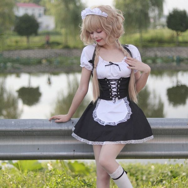 A0250 French-style maid outfit, cute maid costume, Lolita — compare prices at CompareOffers