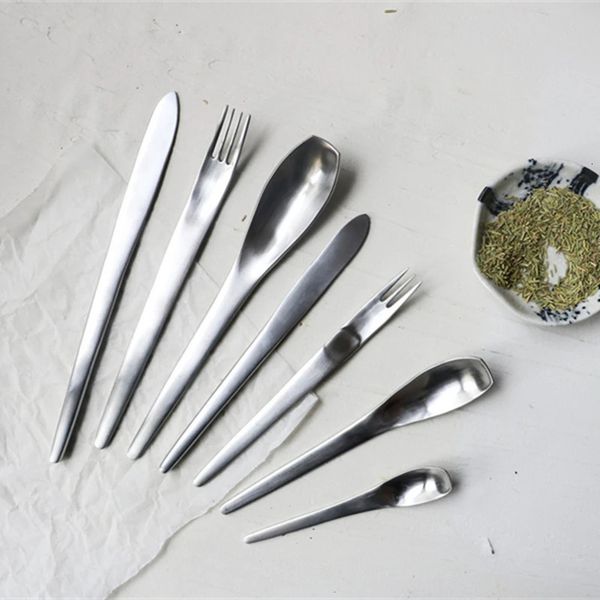 304 Forged Stainless Steel Knife Fork And Spoon el Meal With Gift Tableware 260113