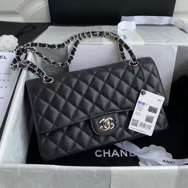 Designer bag Luxury bag DesignerWomen's shoulder bag Caviar black cowhide gold and silver chain crossbody bag Premium lychee leather chain wallet Classic handbag, C-20-26cm sheepskin
Designer bag Luxury bag DesignerWomen's shoulder bag Caviar black cowhide gold and silver chain crossbody bag Premium lychee leather chain wallet Classic handbag, C-20-26cm sheepskin