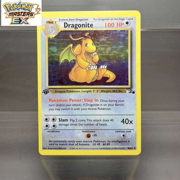 Foil PKM 1st Edition Clefable Electrode Scythe Rare Holo 1996 Proxy PTCG Trading Cards Kids Toys L260114 fbd