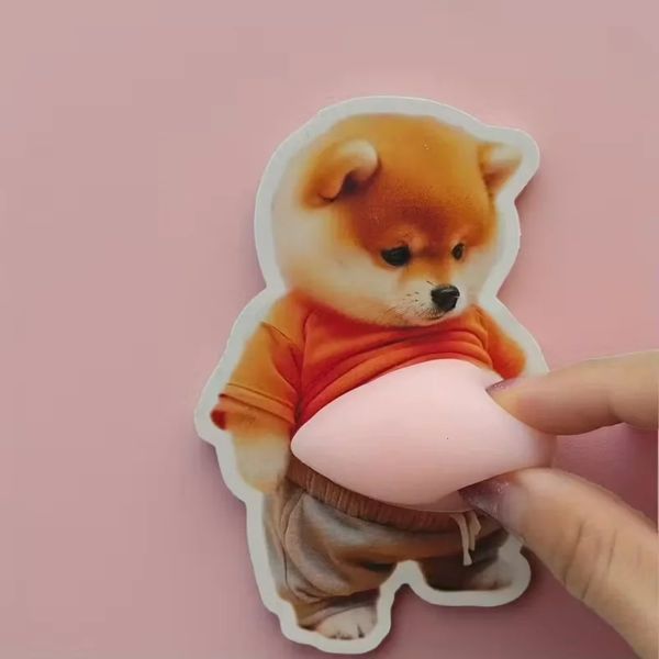 1-10pcs 3d Stickers Cute Shiba Inu Puppy Belly Sticker Big Belly Dog Decals For Cell Phone Refrigerator Decorative 260106