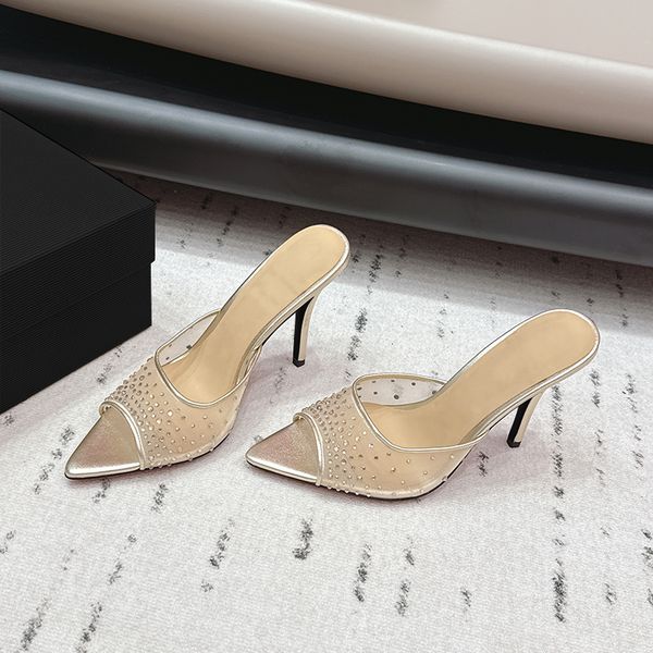 Luxury Designer Classic Women Pointed Toe Crystal Stiletto Heels Women Mesh Leather Slip on Sandals Nude Black White Red 1030, A4
Luxury Designer Classic Women Pointed Toe Crystal Stiletto Heels Women Mesh Leather Slip on Sandals Nude Black White Red 1030, A4