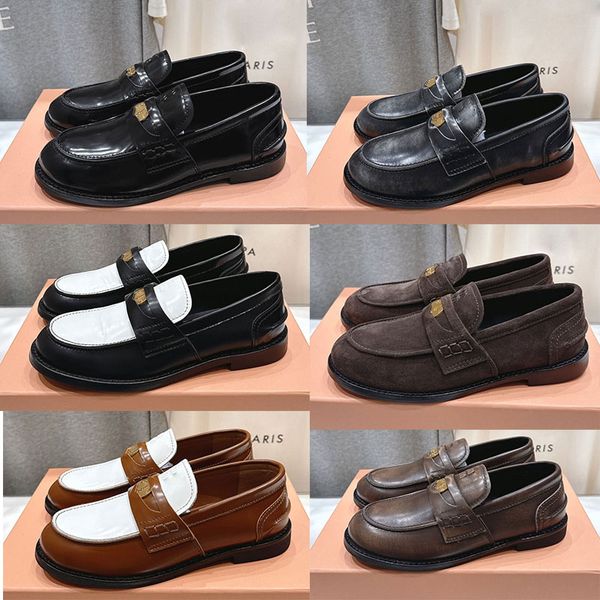 Step Out in Style: Chic Designer Leather Penny Loafers for Women
