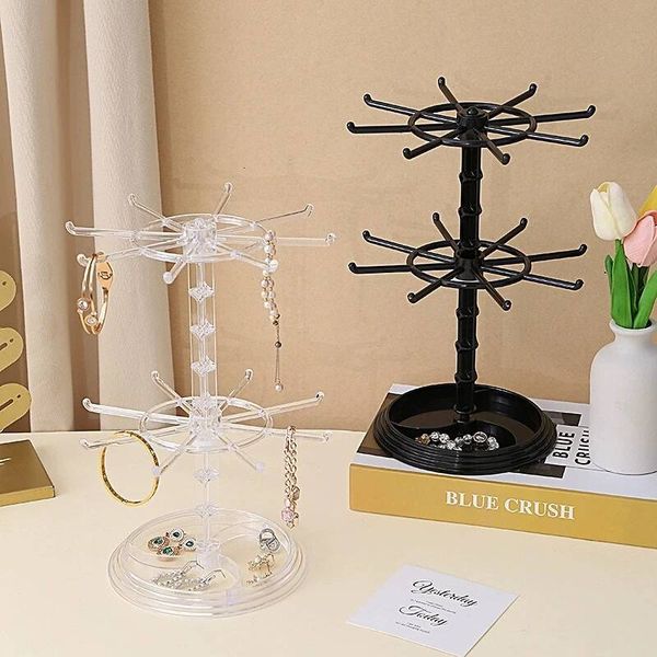 1pc Fashion Plastic Jewelry Rack Necklace Bracelet Hairband Display Stand Keychain Sundries Storage Holder For Home & Retail Use ddmythur