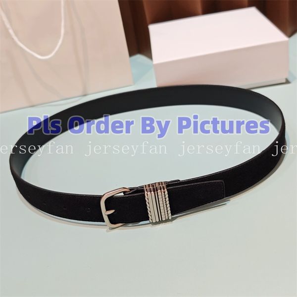 Women Men Suede Bel… - image