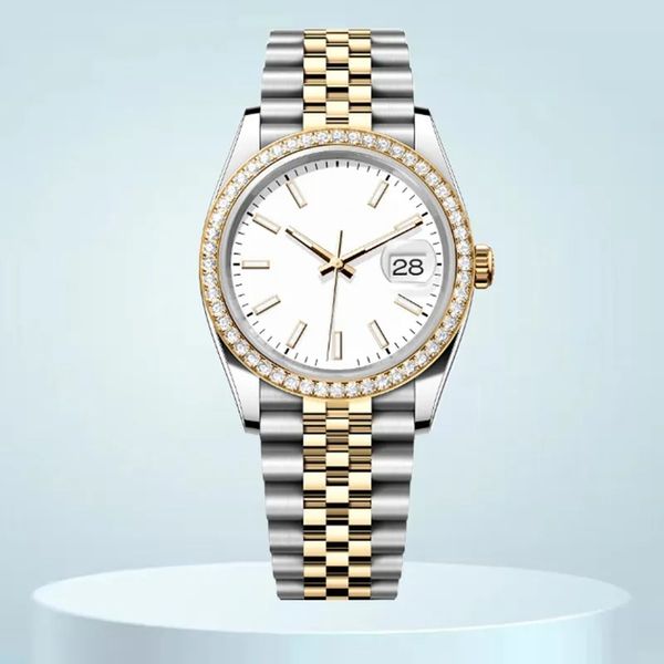 AAA Diamond Automatic Couple Watches
