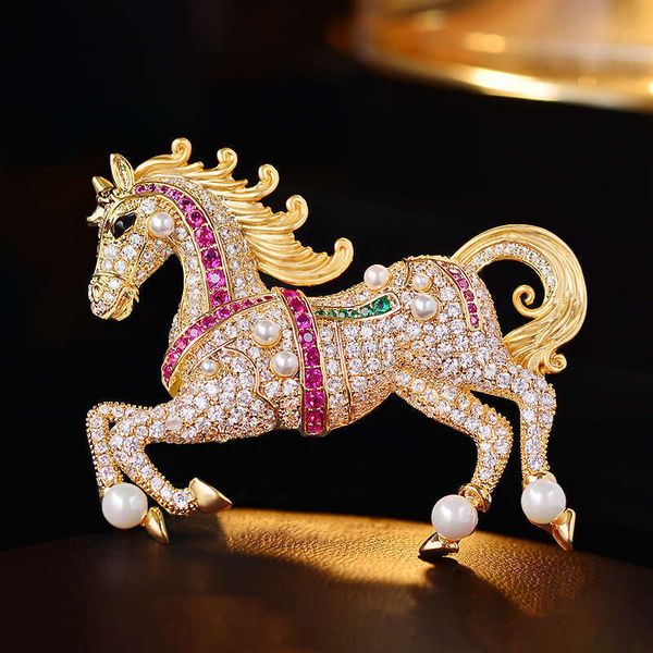Brooch Light Luxury Instant Sucss Niche Design Unisex Zodiac Year Brooches Pin Jewelry gift Z260513
