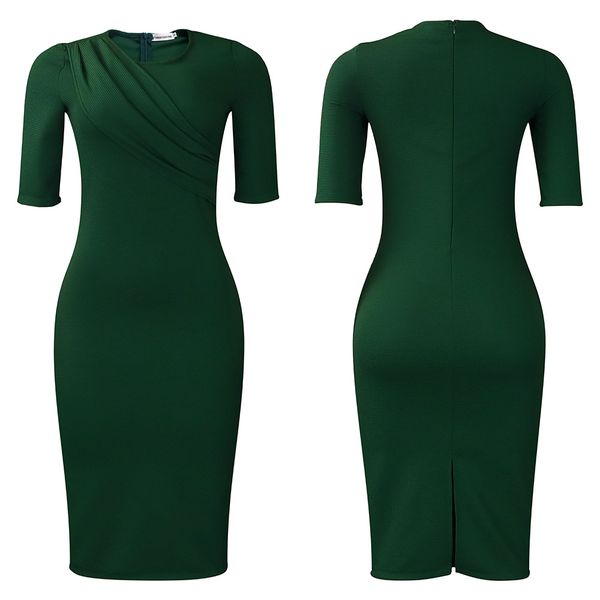 (630) Ladies' new solid color hip-wrapped temperament — compare prices at CompareOffers