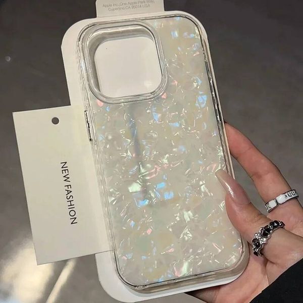 Luxury Shell Pattern Laser Phone Case For iPhone — compare prices at CompareOffers