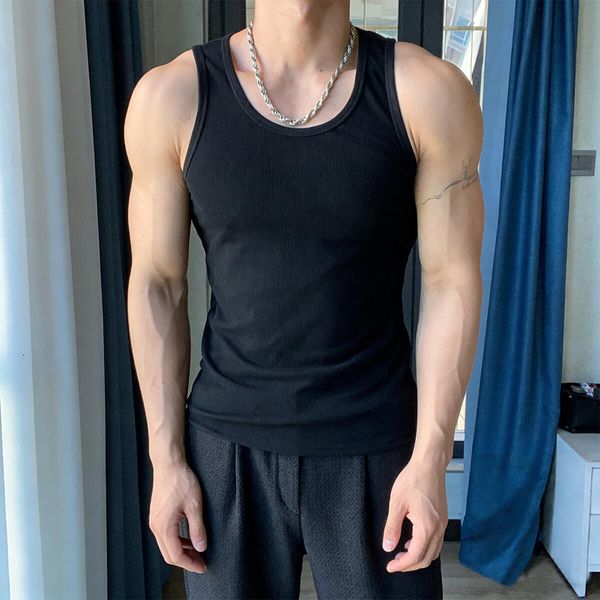 Men's Ribbed Tank Tops Slim Fit